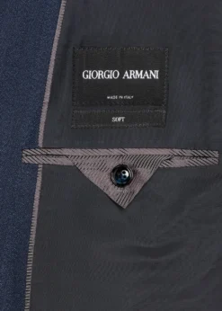 Giorgio ArmaniMen's Soft Line Chevron Single-Breasted Suit