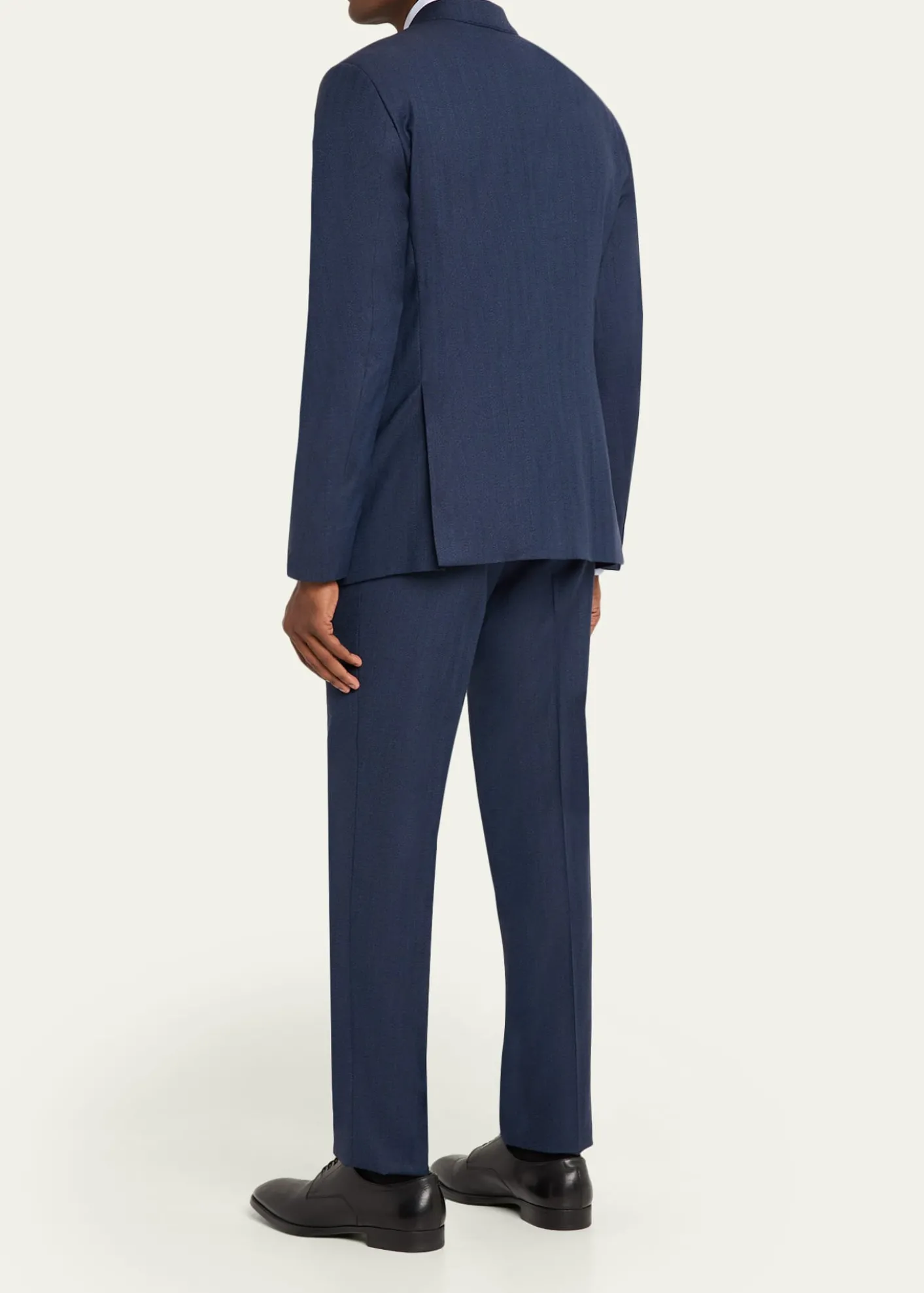 Giorgio ArmaniMen's Soft Line Chevron Single-Breasted Suit