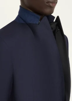 Giorgio ArmaniMen's Soft Woven Satin-Trim Single-Breasted Suit