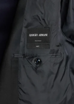 Giorgio ArmaniMen's Soft Woven Satin-Trim Single-Breasted Suit