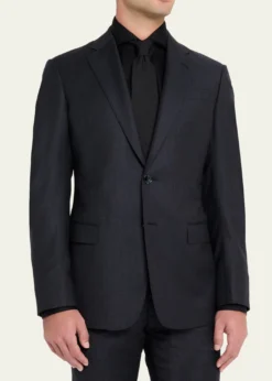 Giorgio ArmaniMen's Tonal Micro Pinstripe Two-Piece Suit
