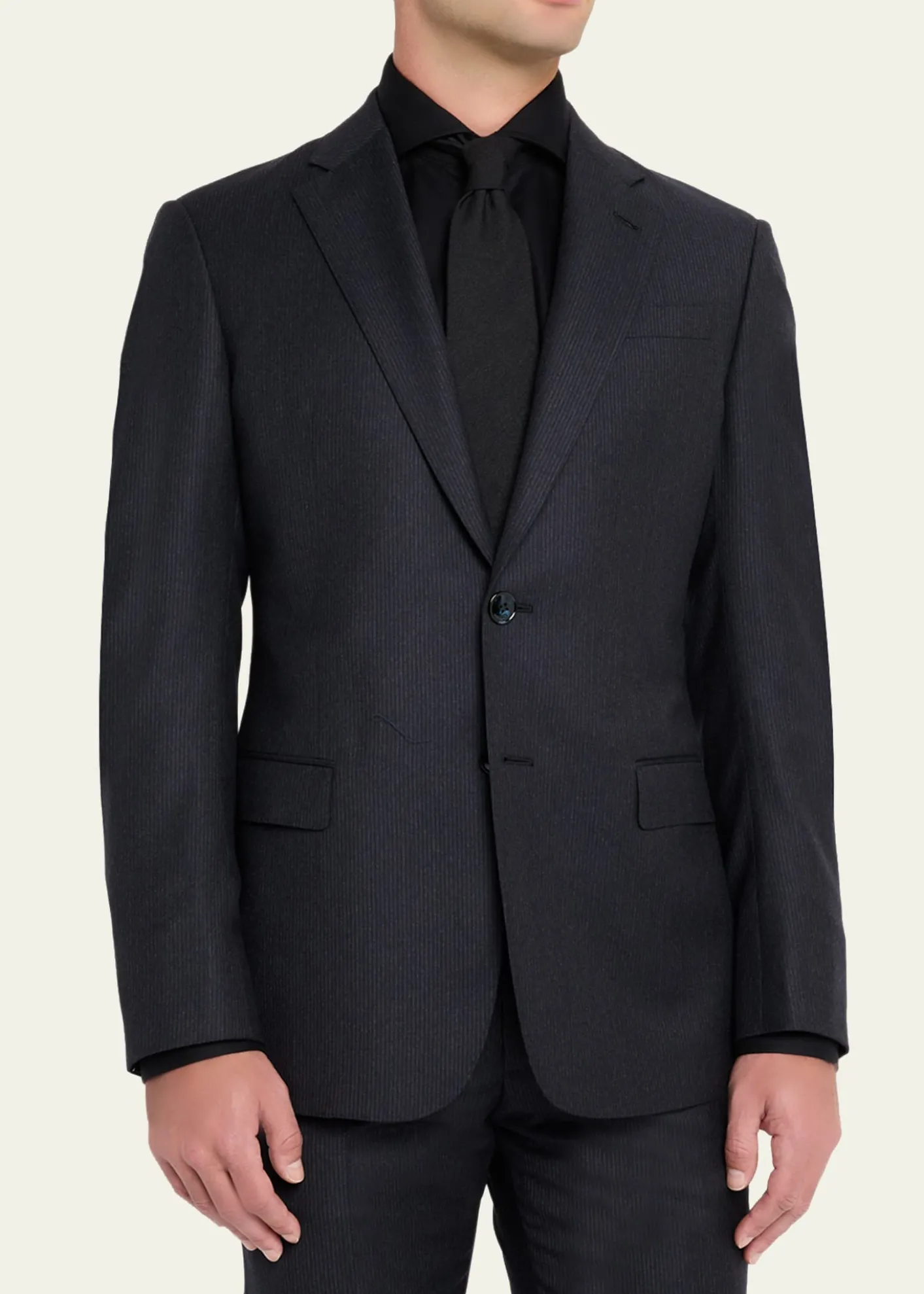 Giorgio ArmaniMen's Tonal Micro Pinstripe Two-Piece Suit
