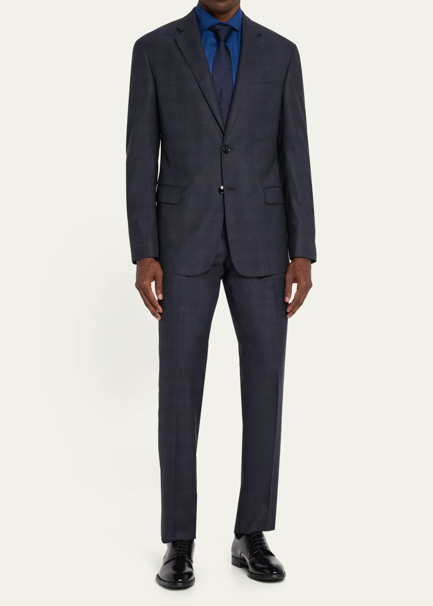 Giorgio ArmaniMen's Tonal Check Single-Breasted Suit
