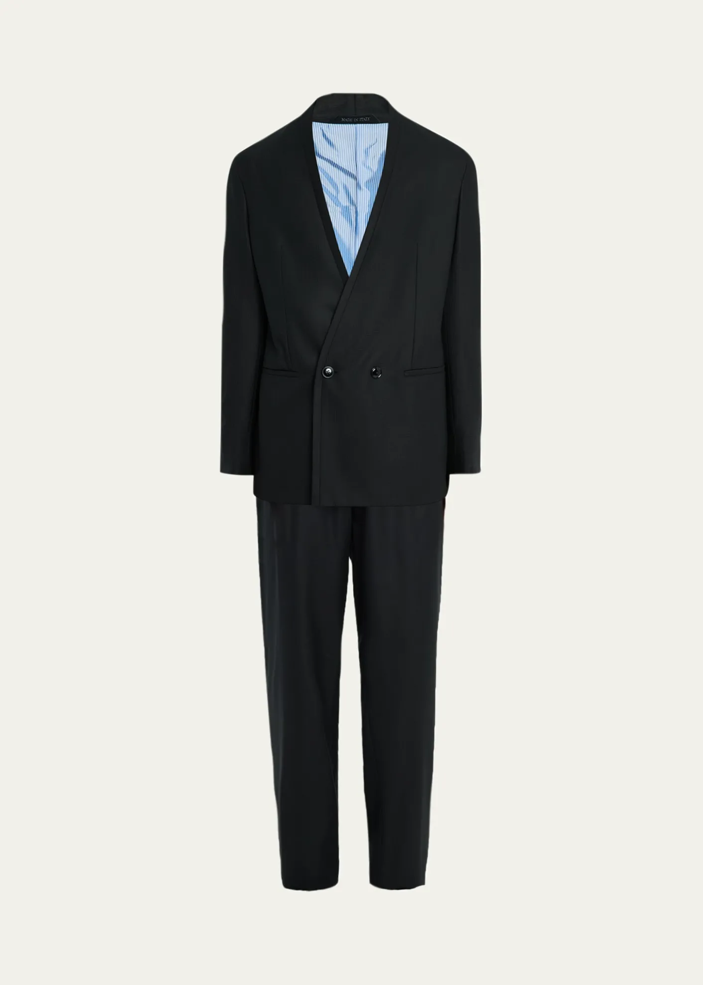 Giorgio ArmaniMen's Upton Double-Breasted Suit
