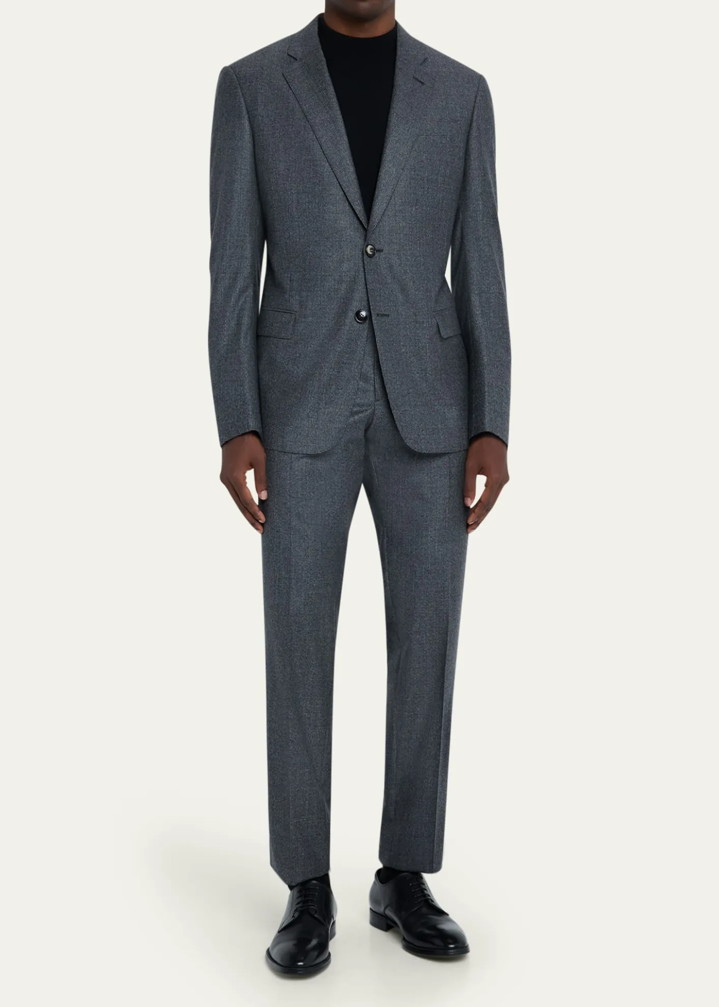 Giorgio ArmaniMen's Wool Micro-Houndstooth Two-Piece Suit