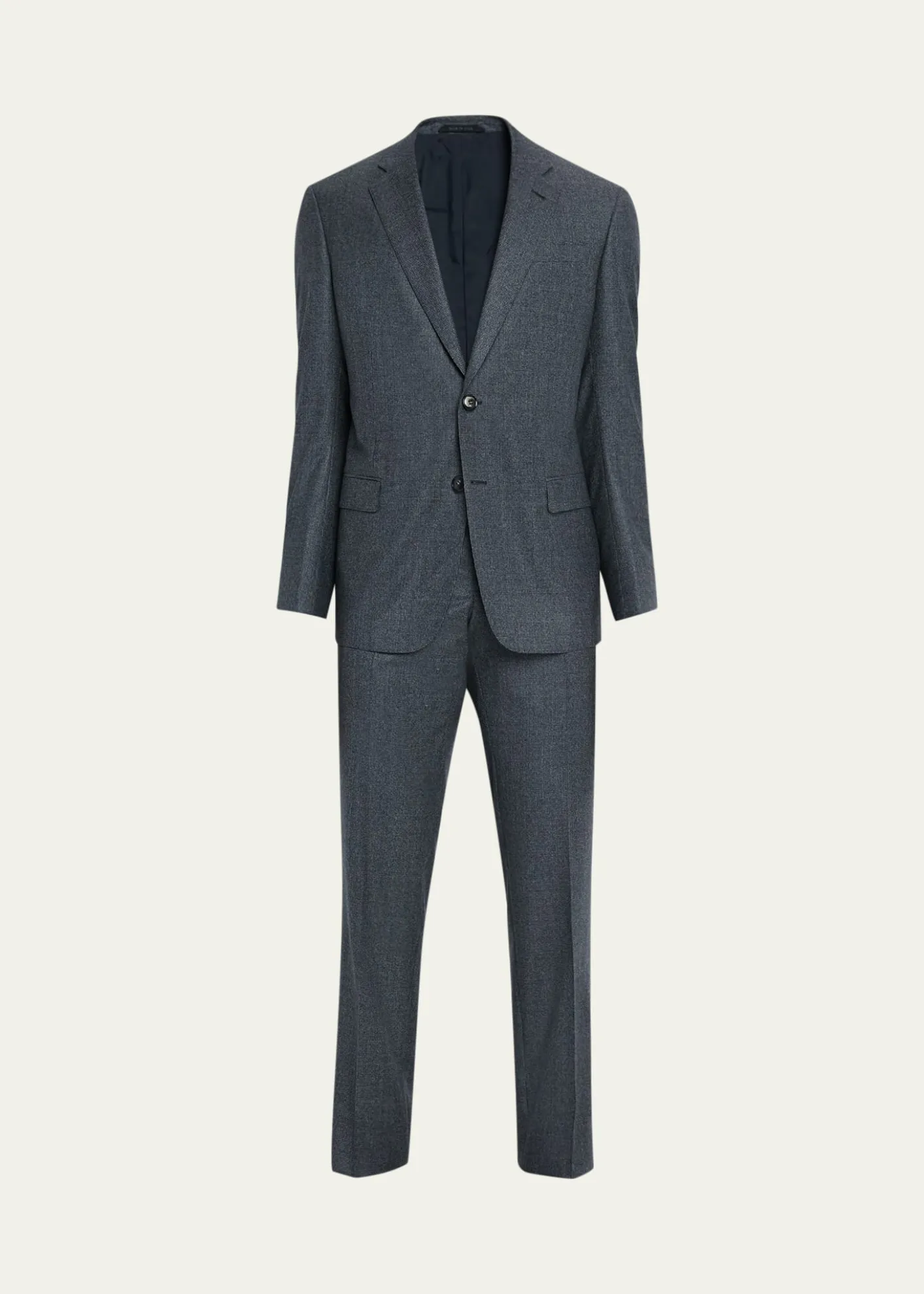 Giorgio ArmaniMen's Wool Micro-Houndstooth Two-Piece Suit