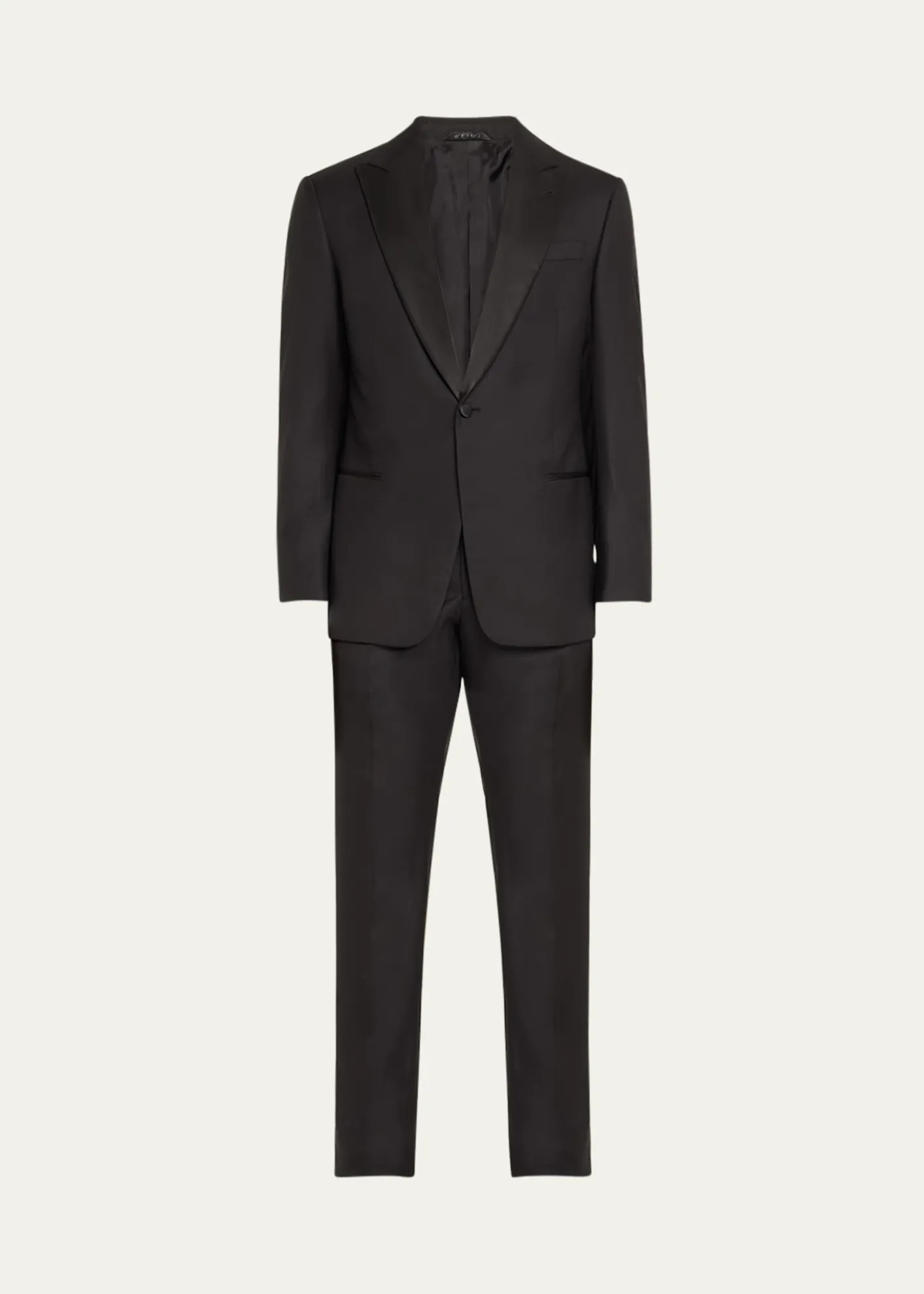 Giorgio ArmaniMen's Wool Satin-Lapel Two-Piece Tuxedo Set