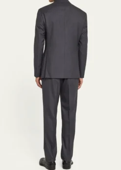 Giorgio ArmaniMne's Basic Wool Two-Piece Suit