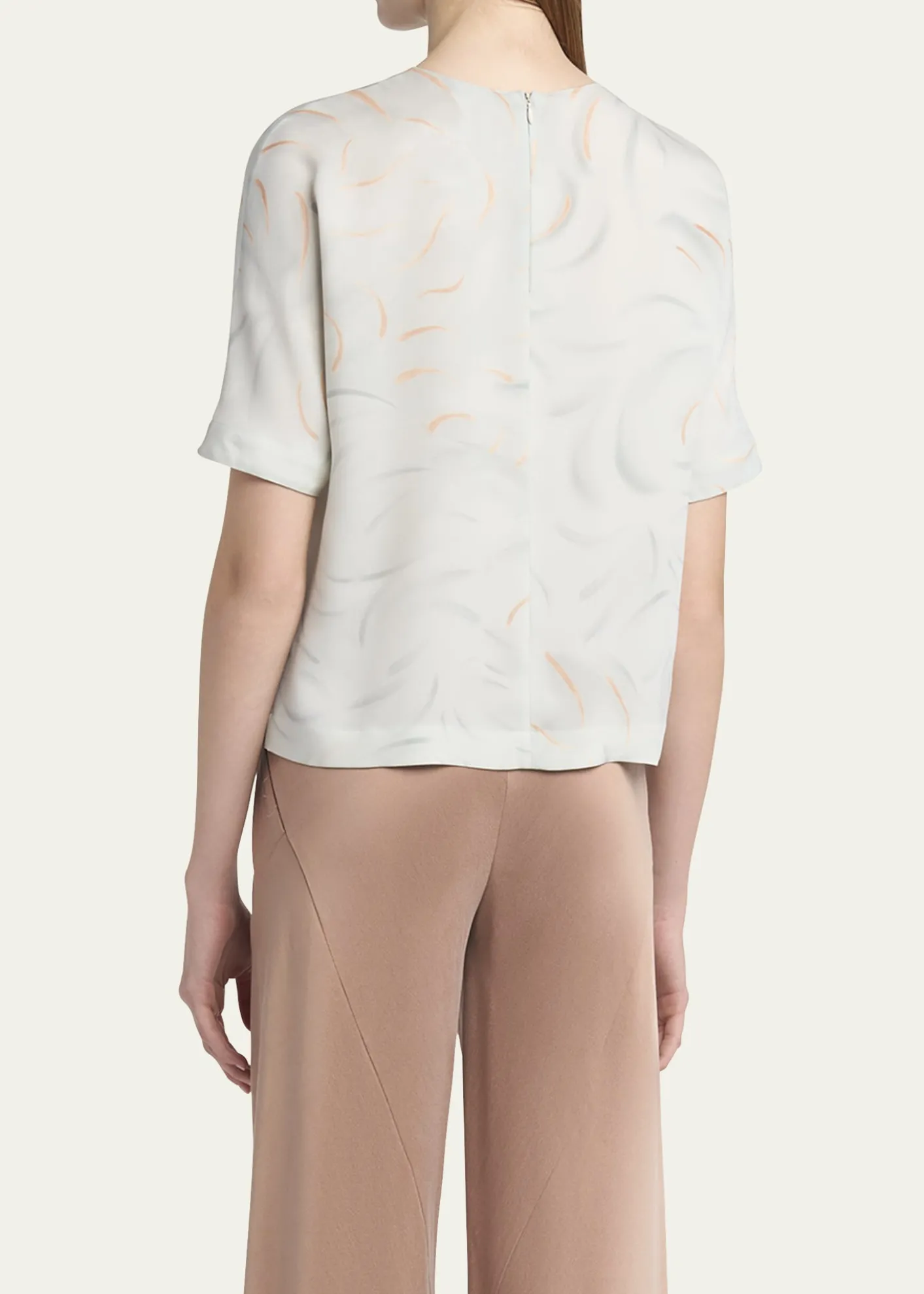 Giorgio ArmaniBrushstroke Silk Blouse