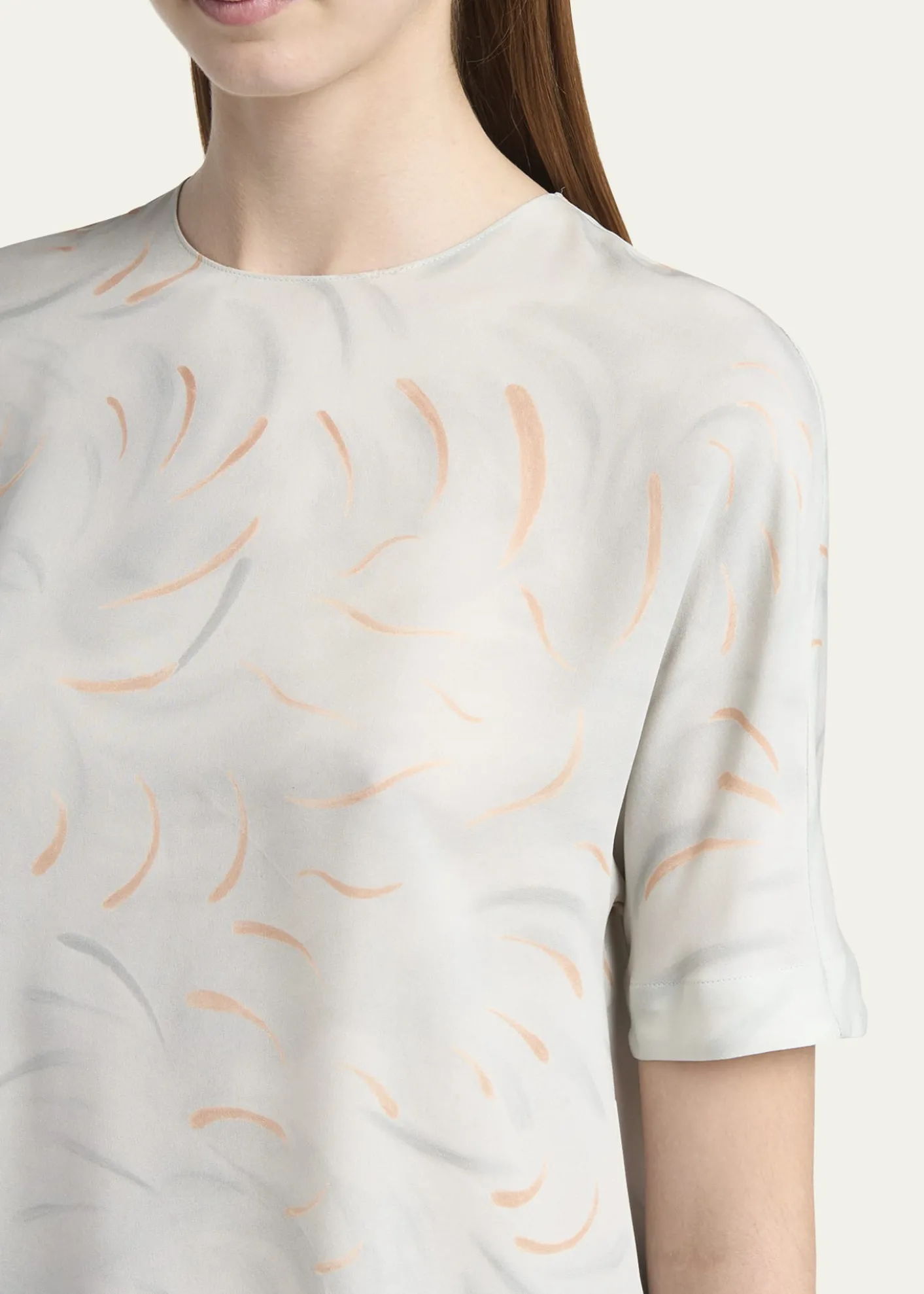 Giorgio ArmaniBrushstroke Silk Blouse