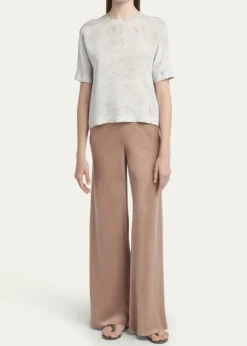 Giorgio ArmaniBrushstroke Silk Blouse