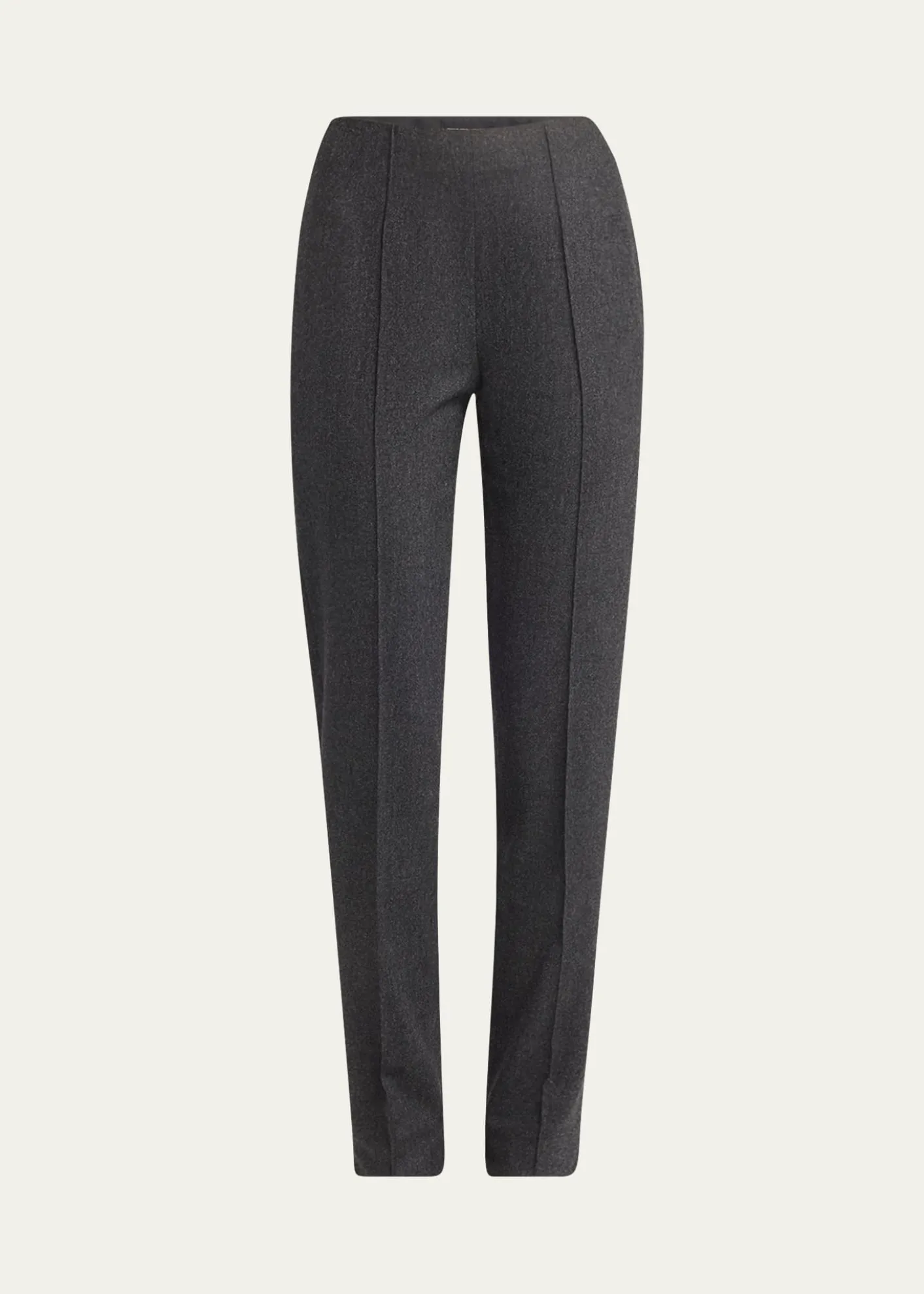 Giorgio ArmaniCashmere Flannel Slim-Leg Ankle Trousers