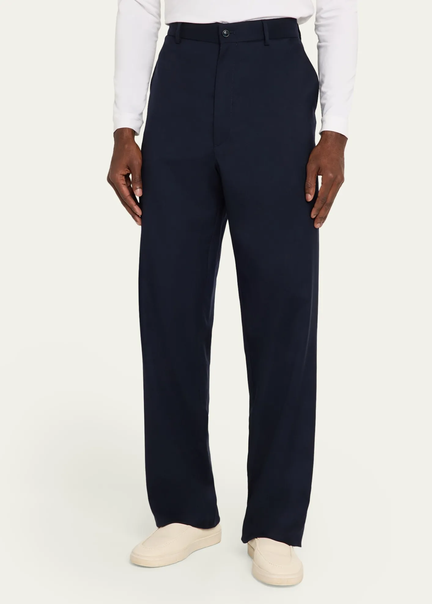 Giorgio ArmaniCashmere Straight-Leg Tailored Pants