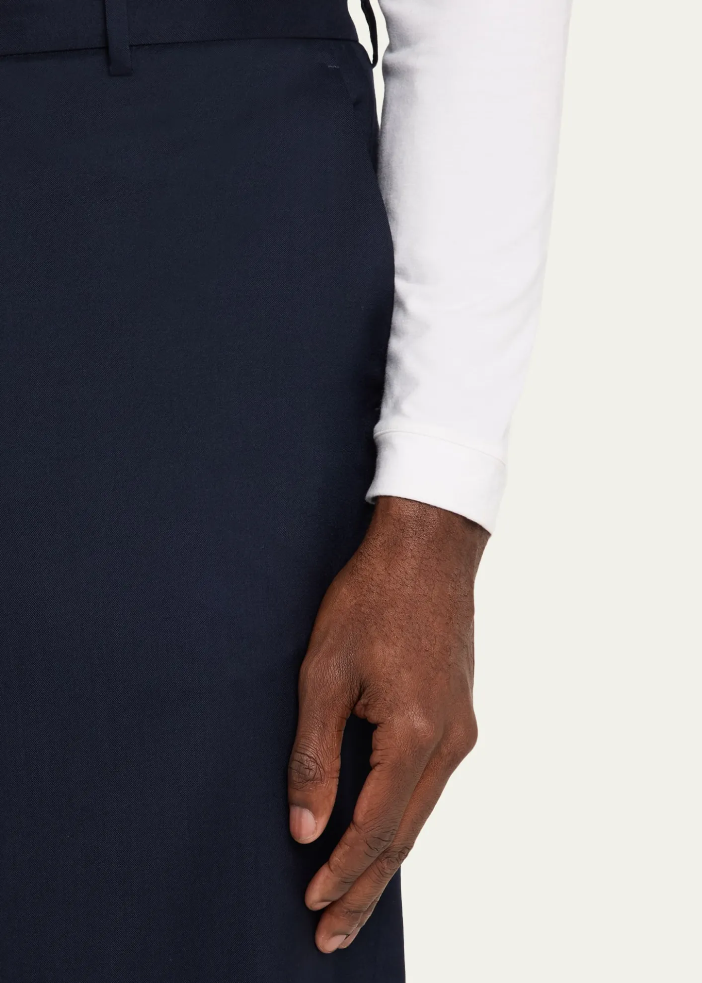Giorgio ArmaniCashmere Straight-Leg Tailored Pants