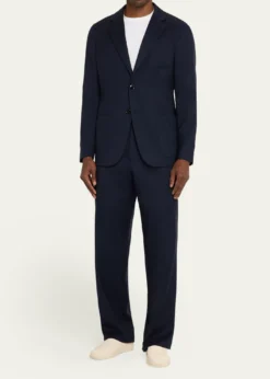 Giorgio ArmaniCashmere Straight-Leg Tailored Pants