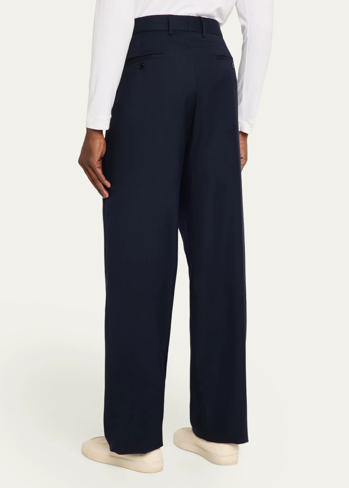 Giorgio ArmaniCashmere Straight-Leg Tailored Pants