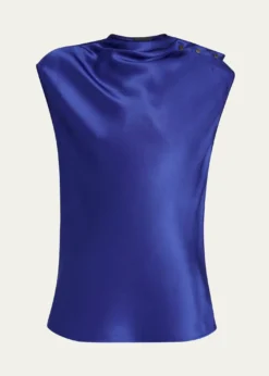Giorgio ArmaniDouble Silk Satin Blouse