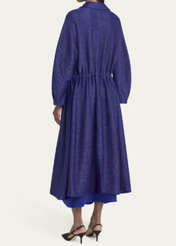 Giorgio ArmaniDrawstring Maxi Coat