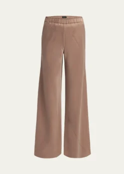 Giorgio ArmaniElastic Waistband Wide Leg Trousers