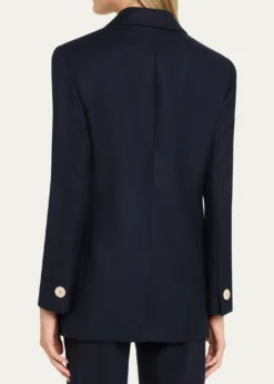 Giorgio ArmaniFlanella Cashmere Double-Breasted Blazer