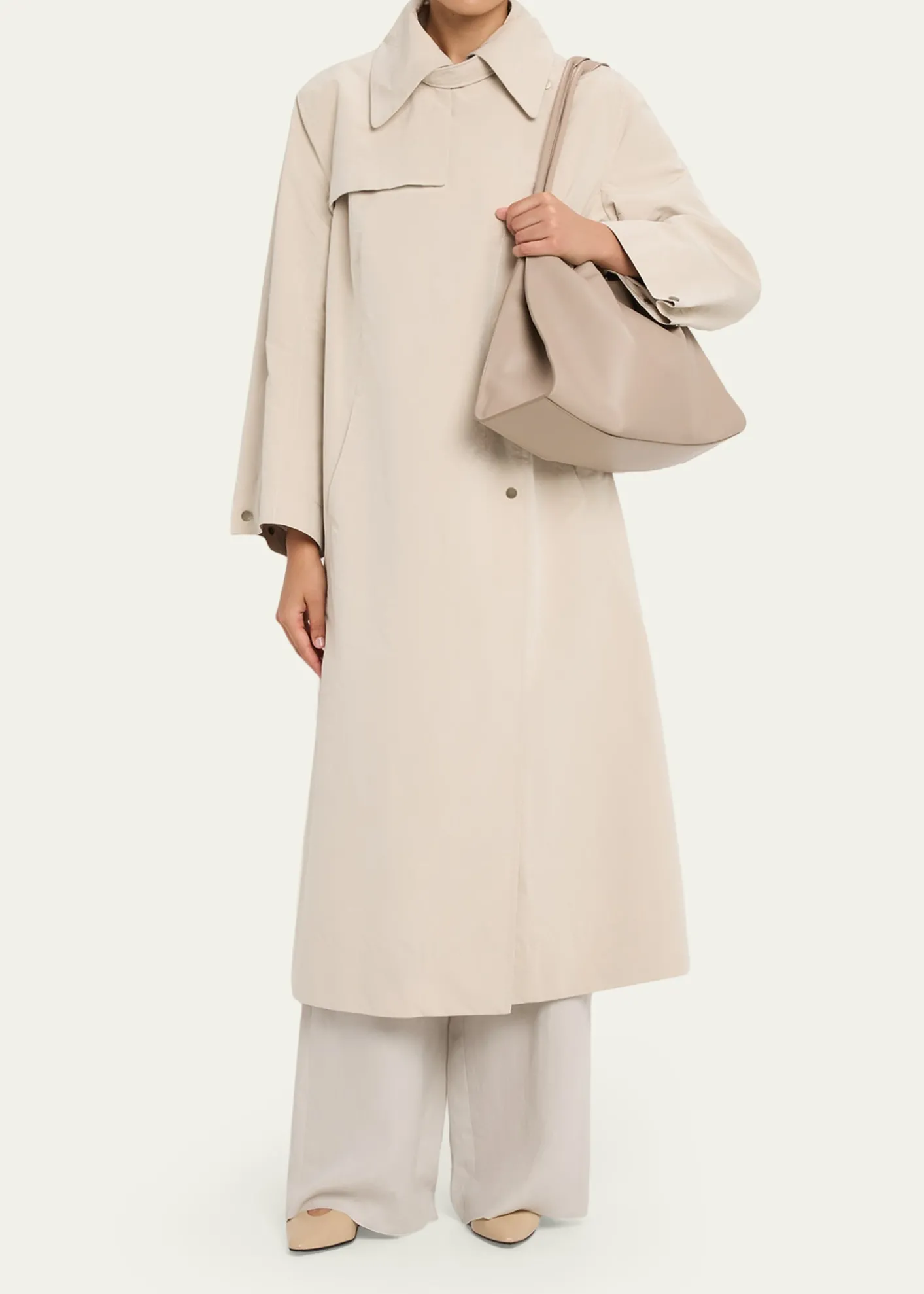 Giorgio ArmaniLamb Leather Shopper Shoulder Bag