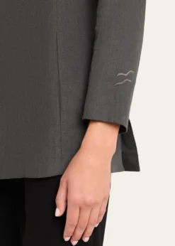 Giorgio ArmaniLinen Single-Breasted Blazer