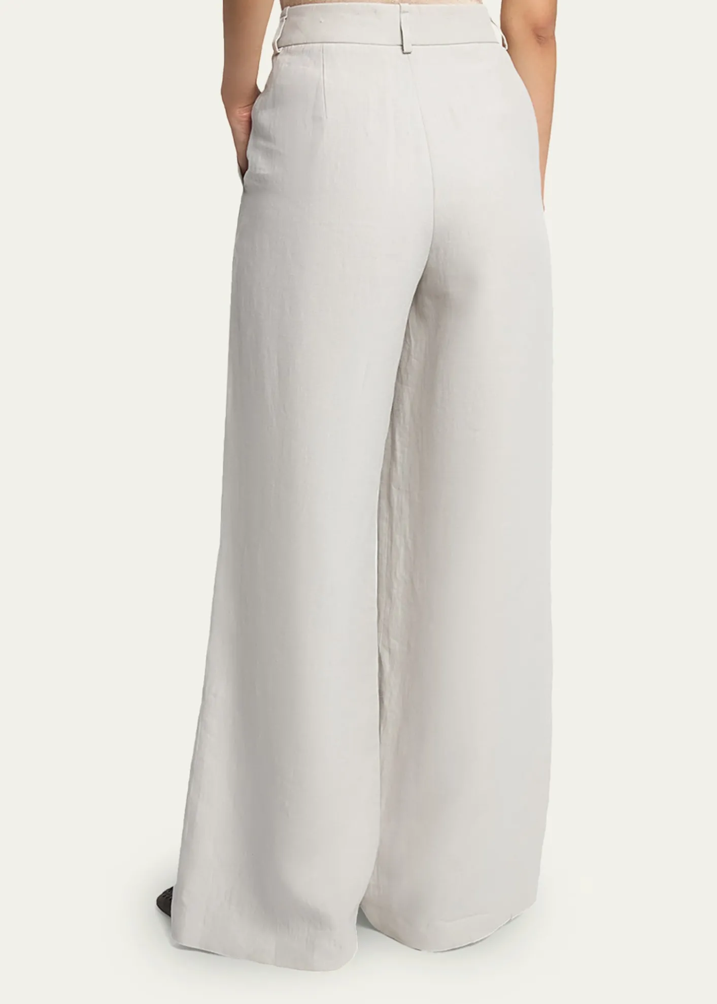 Giorgio ArmaniLinen Straight-Leg Trousers