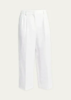 Giorgio ArmaniLinen Straight-Leg Trousers