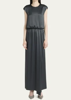 Giorgio ArmaniLong Double Silk Satin Gown
