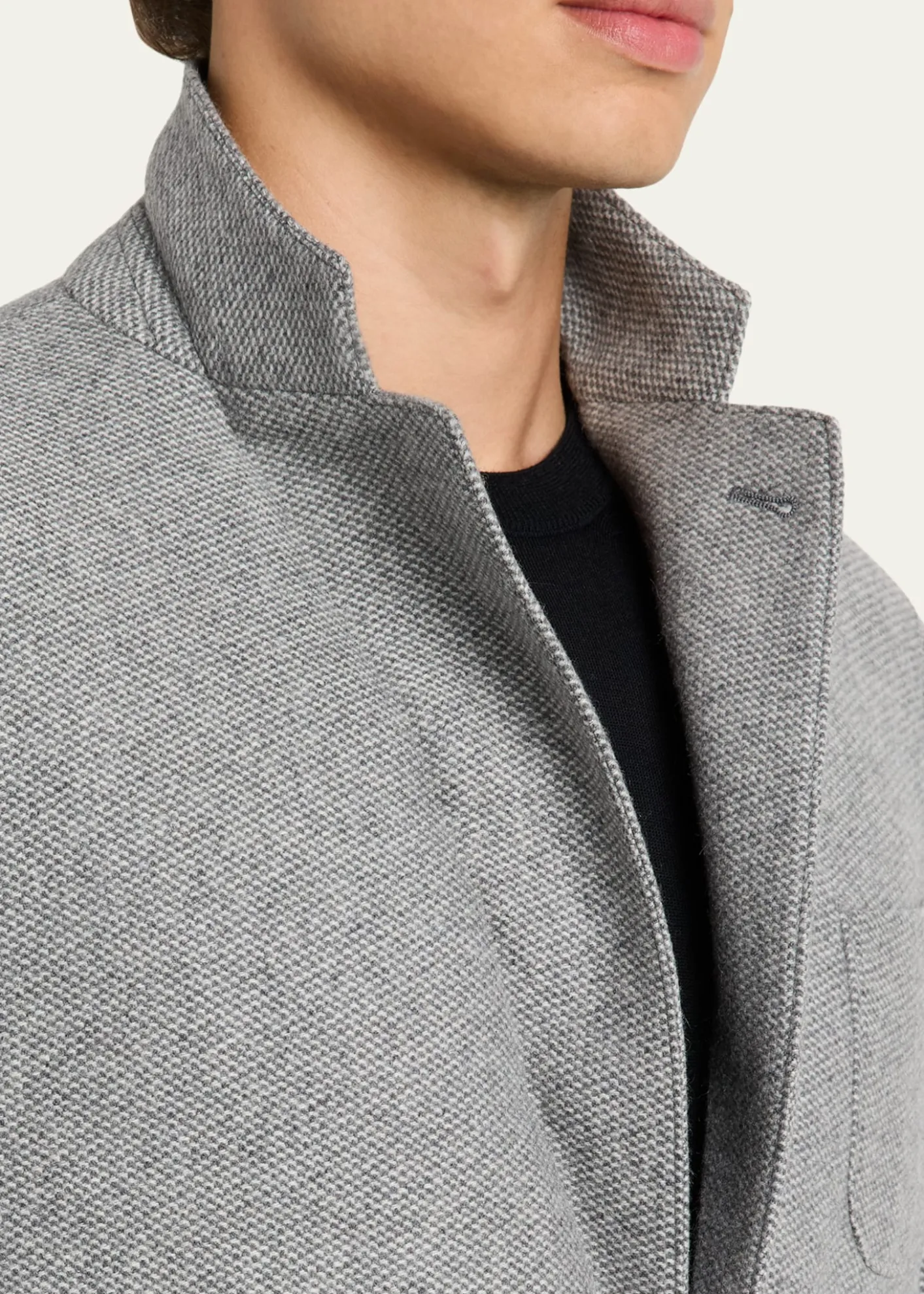 Giorgio ArmaniMen's Birdseye Cashmere Single-Breasted Blazer