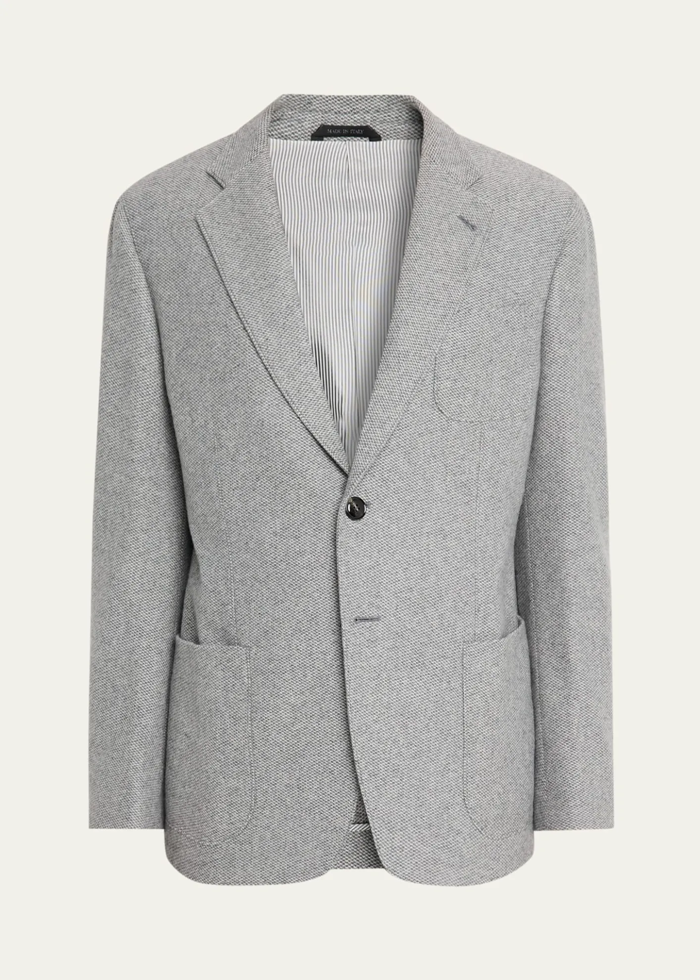 Giorgio ArmaniMen's Birdseye Cashmere Single-Breasted Blazer