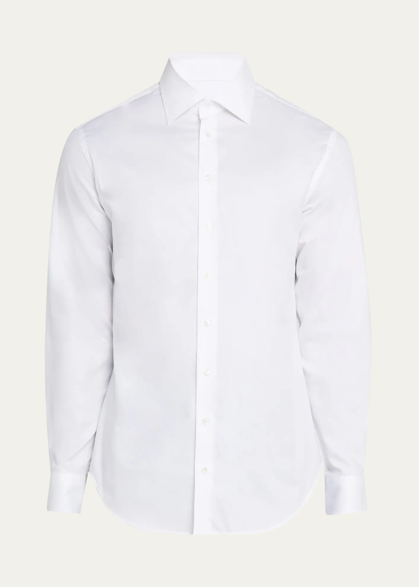 Giorgio ArmaniMen's Cotton Tonal Dot Dress Shirt