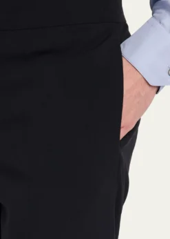 Giorgio ArmaniMen's Flat-Front Creased Trousers
