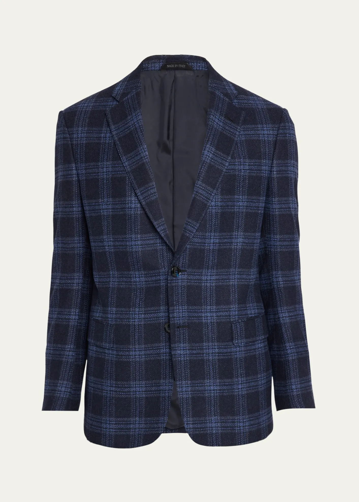 Giorgio ArmaniMen's Glen Plaid Single-Breasted Sport Coat