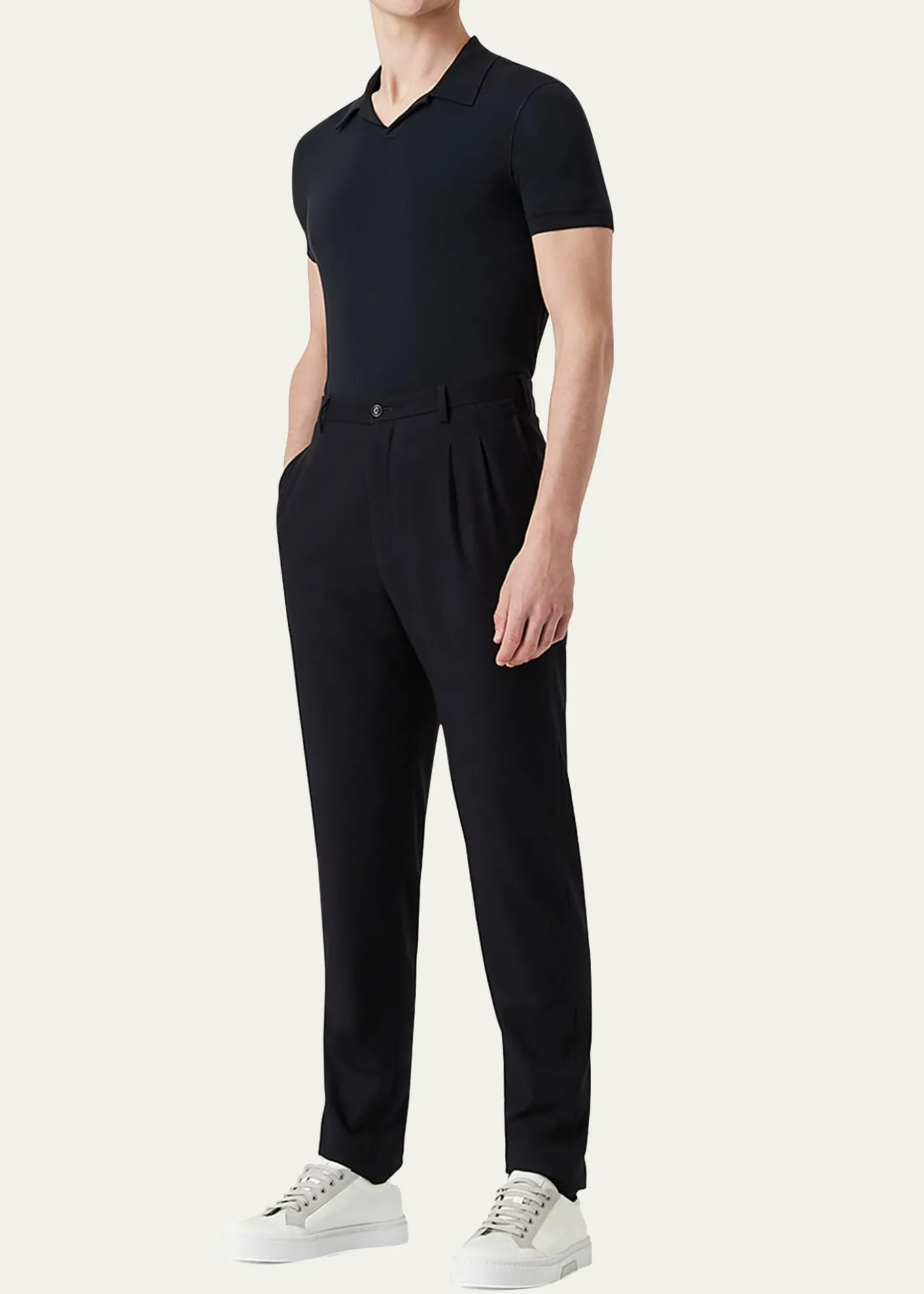 Giorgio ArmaniMen's Jersey Polo Shirt