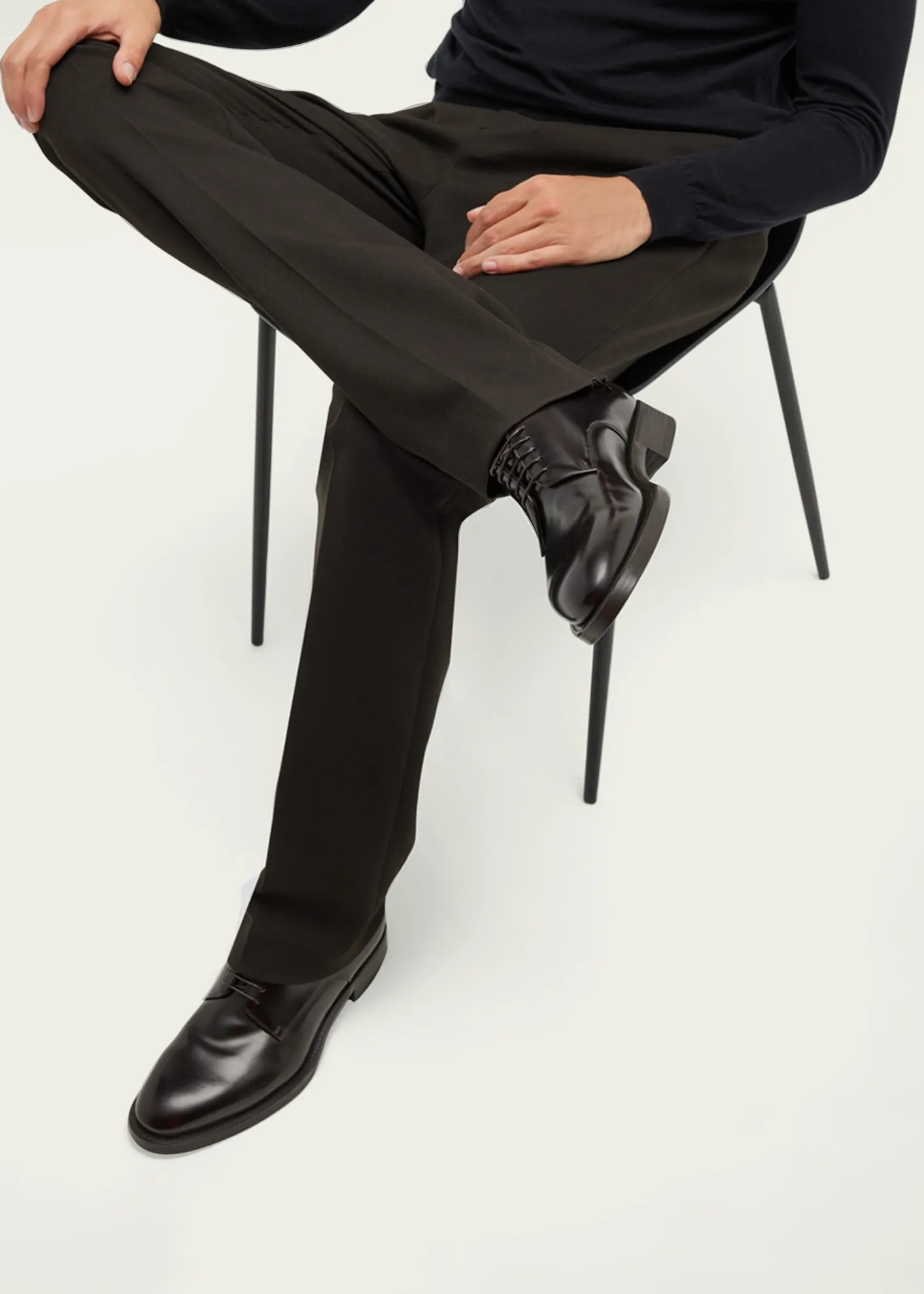 Giorgio ArmaniMen's Leather Derby Shoes