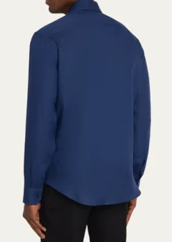 Giorgio ArmaniMen's Linen Classic-Fit Sport Shirt