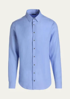 Giorgio ArmaniMen's Linen Classic-Fit Sport Shirt