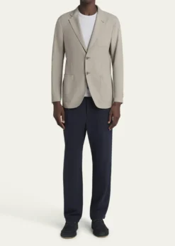 Giorgio ArmaniMen's Linen Upton Jacket