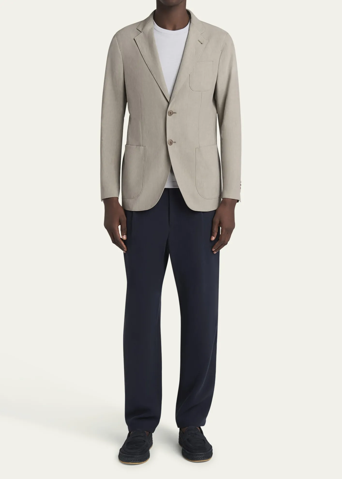 Giorgio ArmaniMen's Linen Upton Jacket