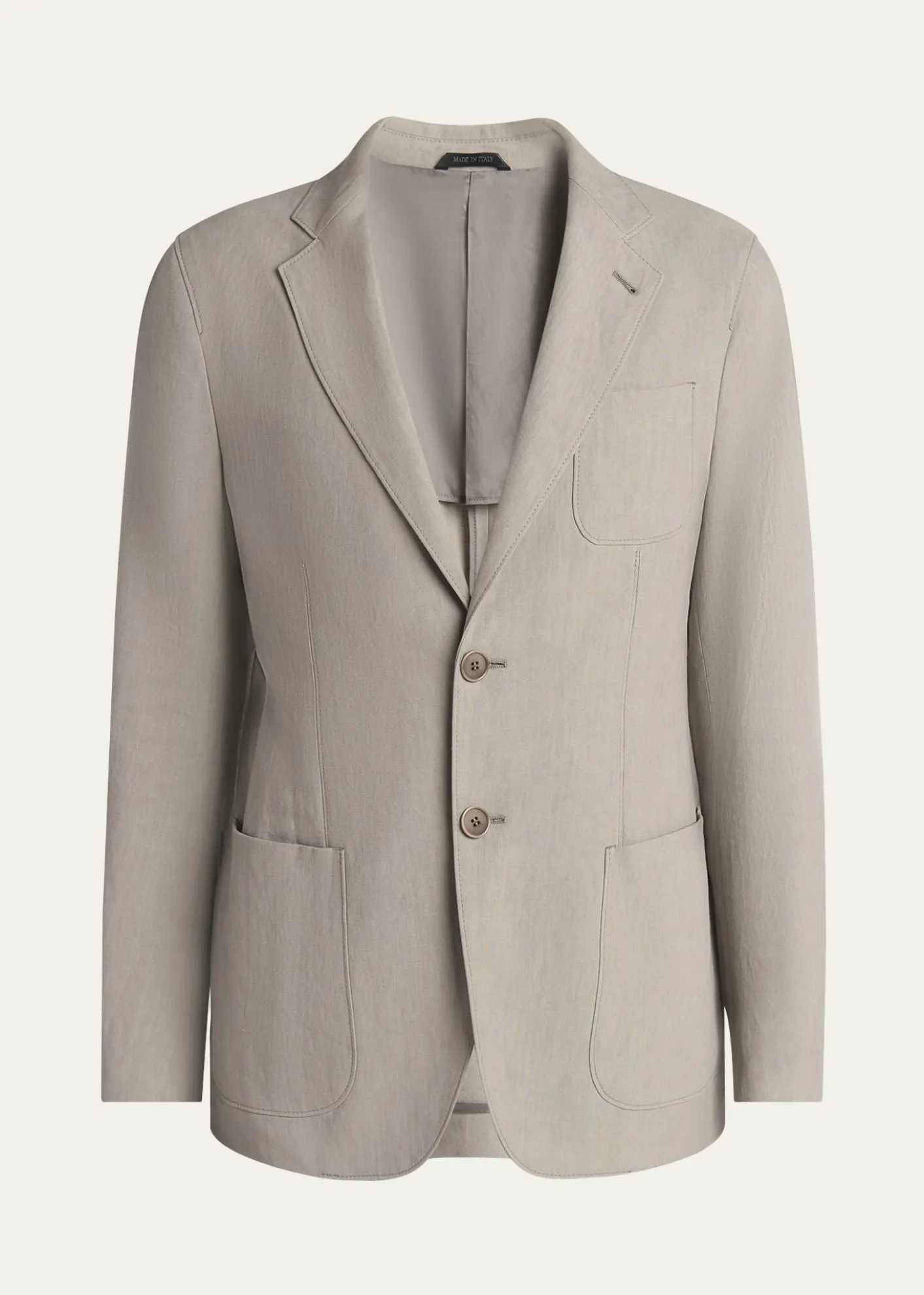 Giorgio ArmaniMen's Linen Upton Jacket