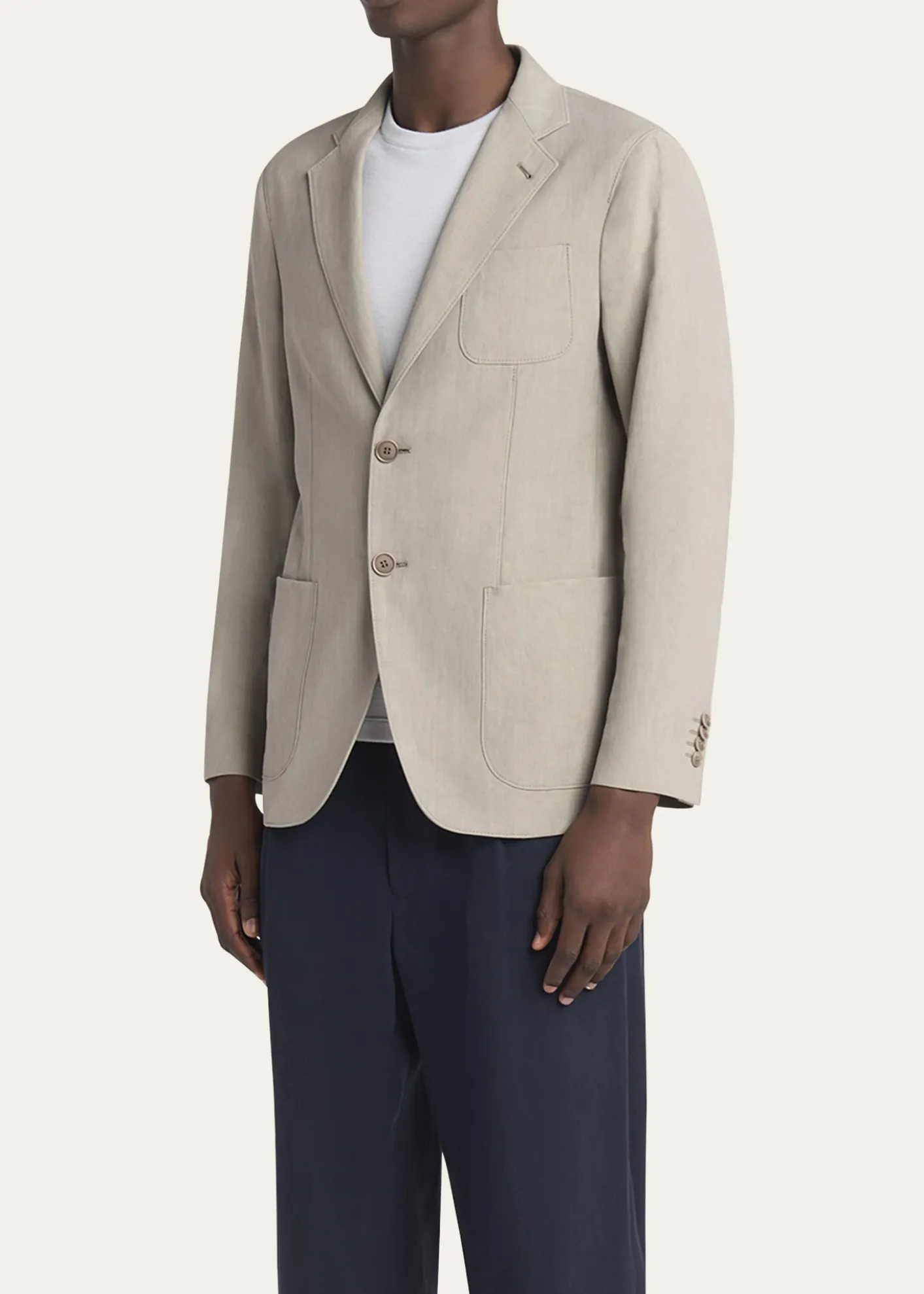 Giorgio ArmaniMen's Linen Upton Jacket