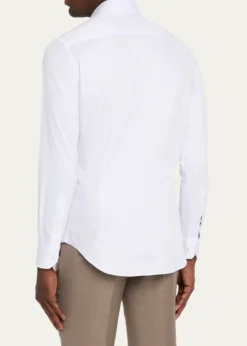 Giorgio ArmaniMen's Logan Piece-Dyed Cotton Sport Shirt