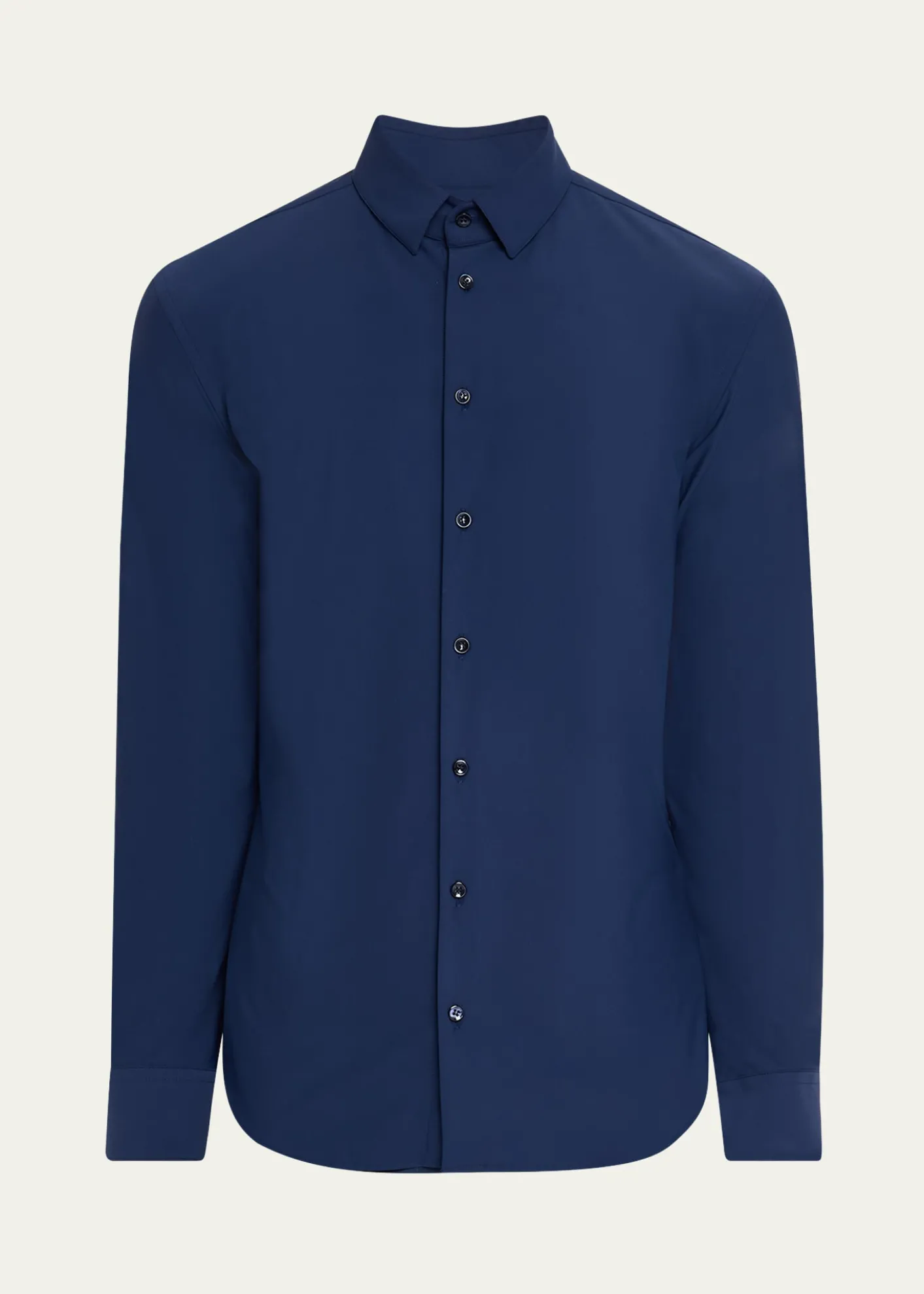 Giorgio ArmaniMen's Nylon-Stretch Slim Sport Shirt