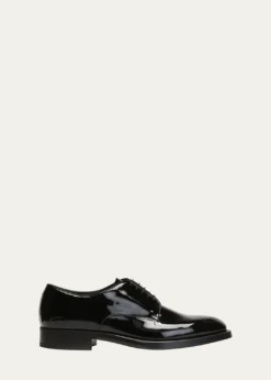 Giorgio ArmaniMen's Patent Leather Derby Shoes