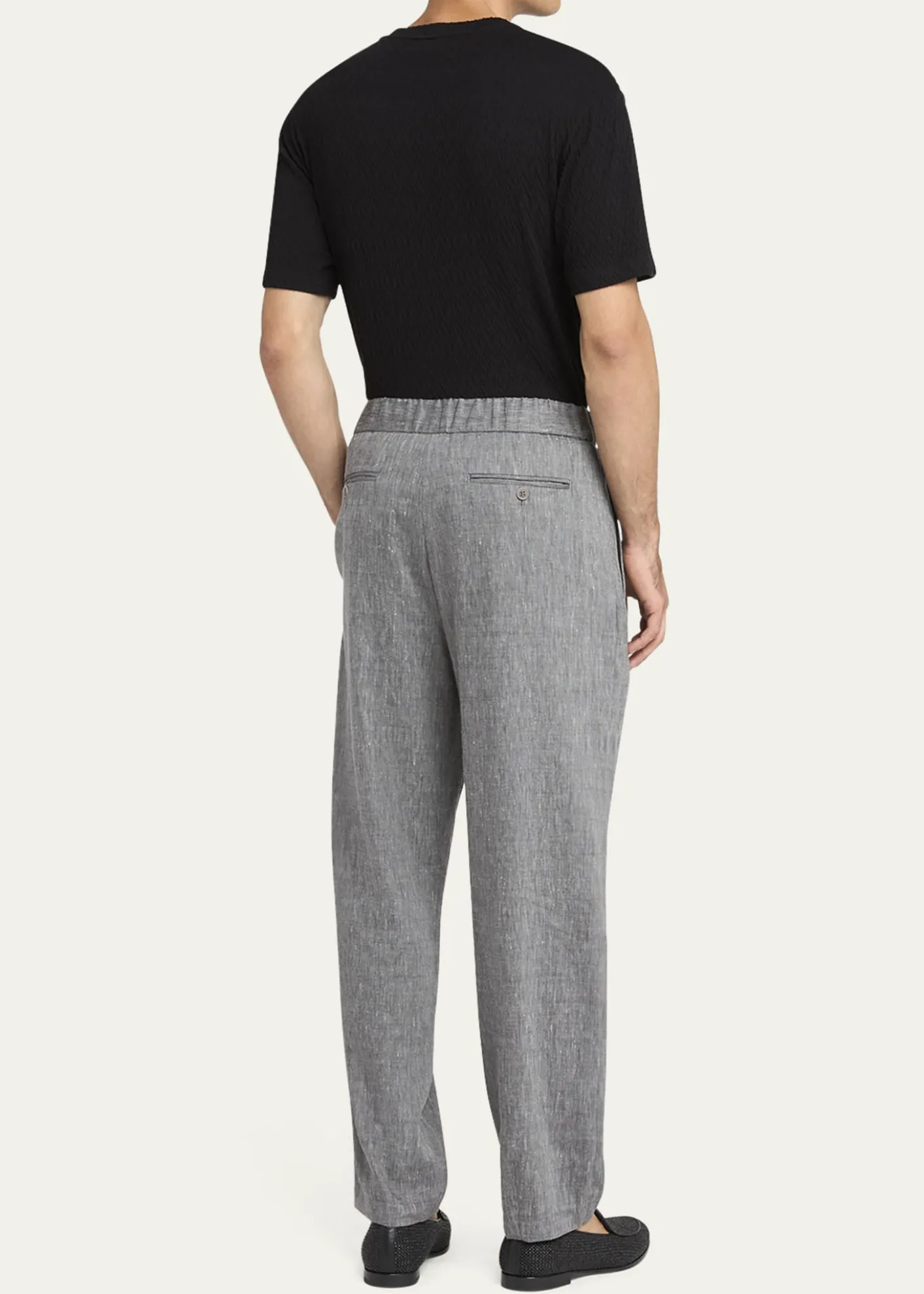 Giorgio ArmaniMen's Raised Chevron T-Shirt