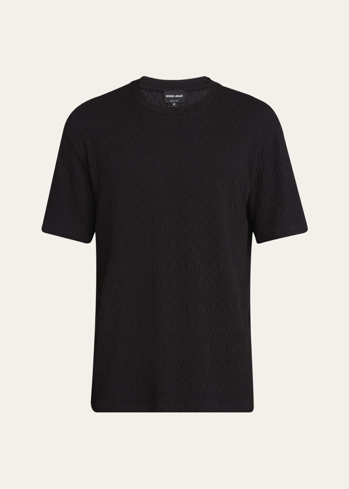 Giorgio ArmaniMen's Raised Chevron T-Shirt