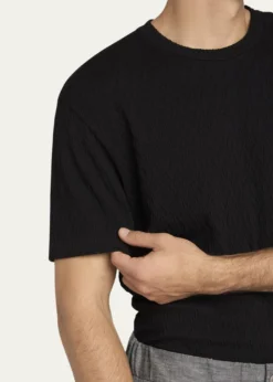 Giorgio ArmaniMen's Raised Chevron T-Shirt