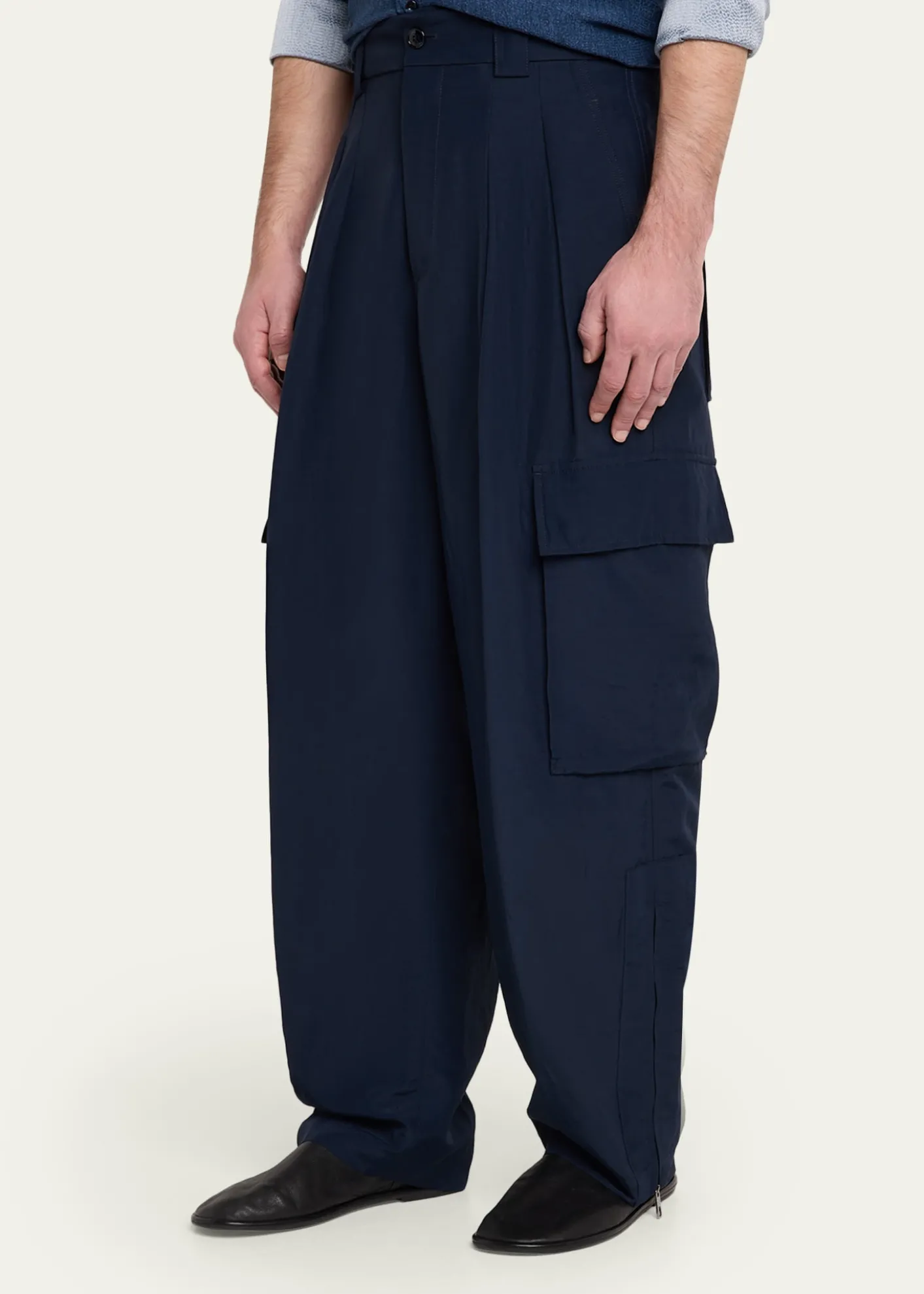 Giorgio ArmaniMen's Relaxed Fit Cargo Trousers