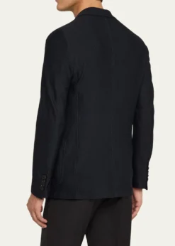 Giorgio ArmaniMen's Rice Stitch Sport Coat